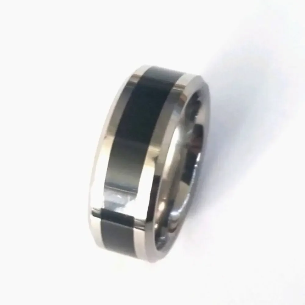 New tungsten‎ carbide ring size 9